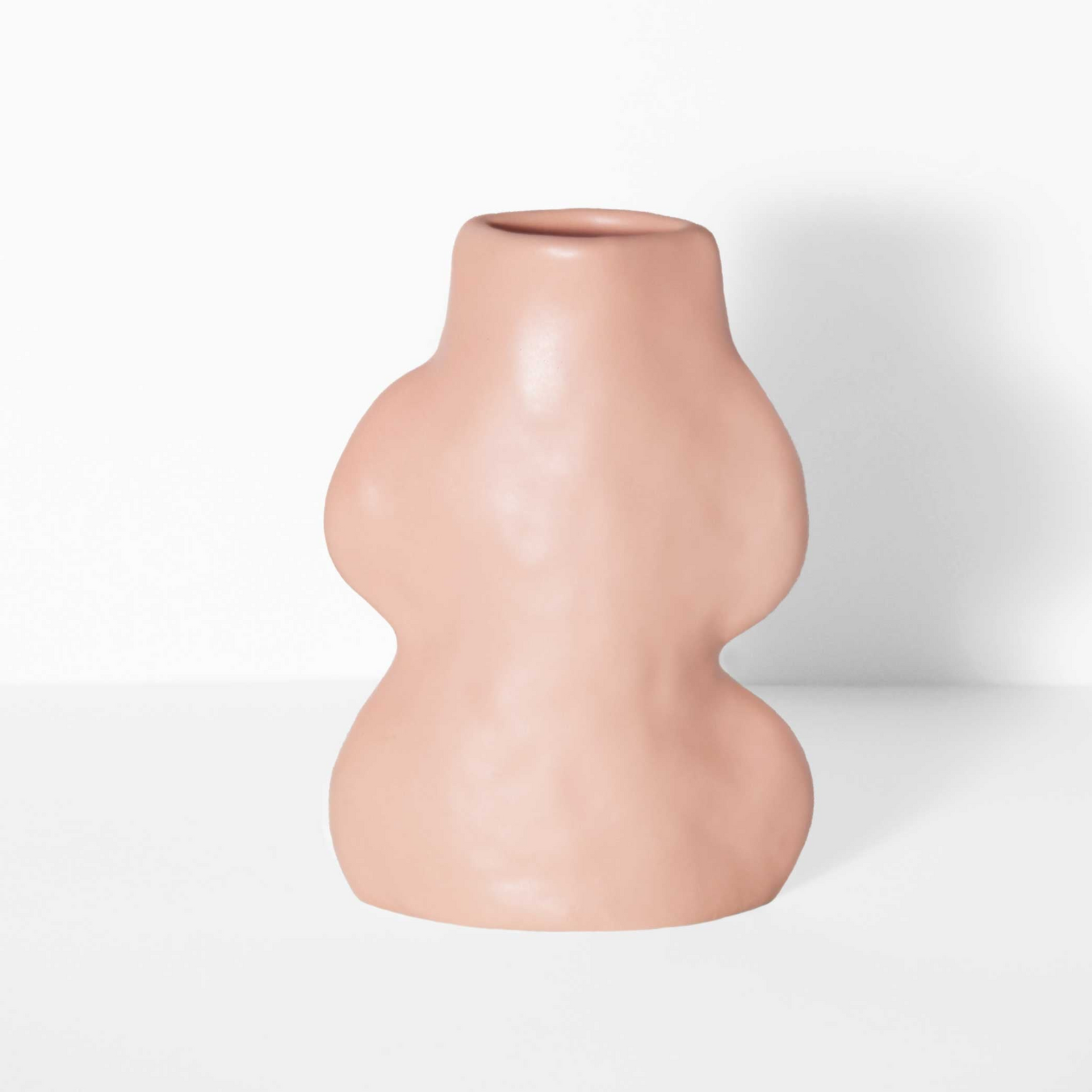 Fluxo Ceramic Vase - Small Pink