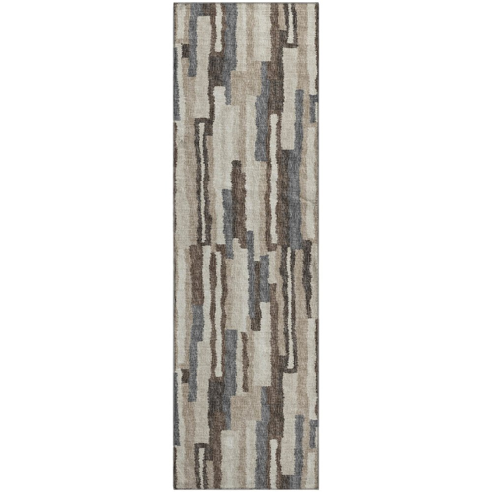 Premium Machine Washable Mayfield Earth 2'3" x 7'6" Runner Rug