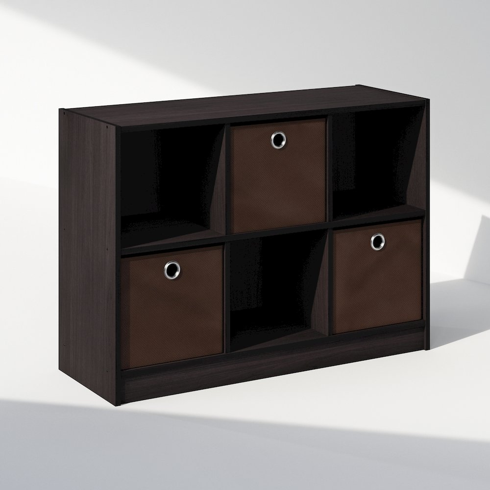 Cubic Multipurpose Clothing & Closet Storage Organizer Shelf with Bin Drawers