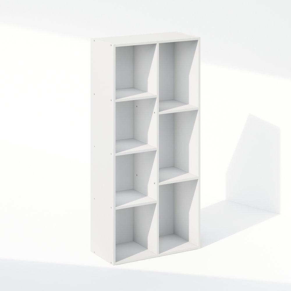 Reed 7-Cube Multipurpose Open Shelf Organizer – Closet & Storage Unit