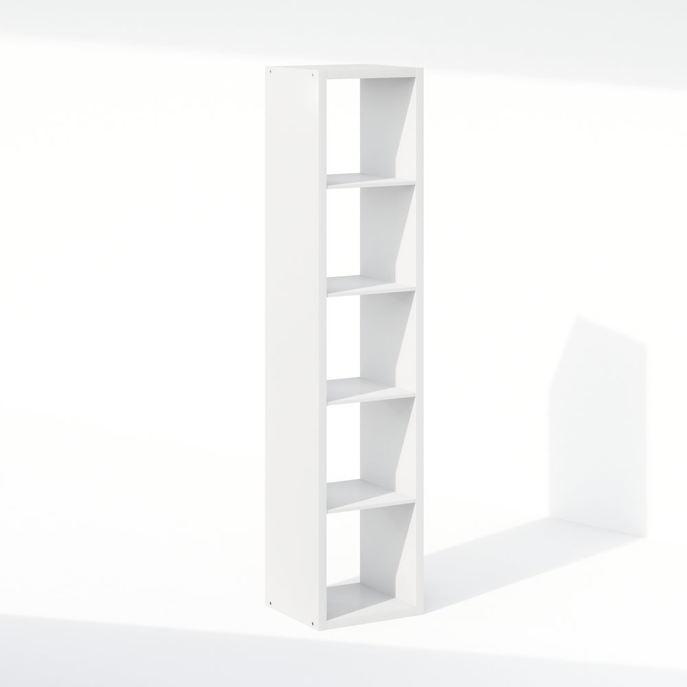 Cubic Open Back Multipurpose Storage Organizer – Closet & Clothing Shelf Unit