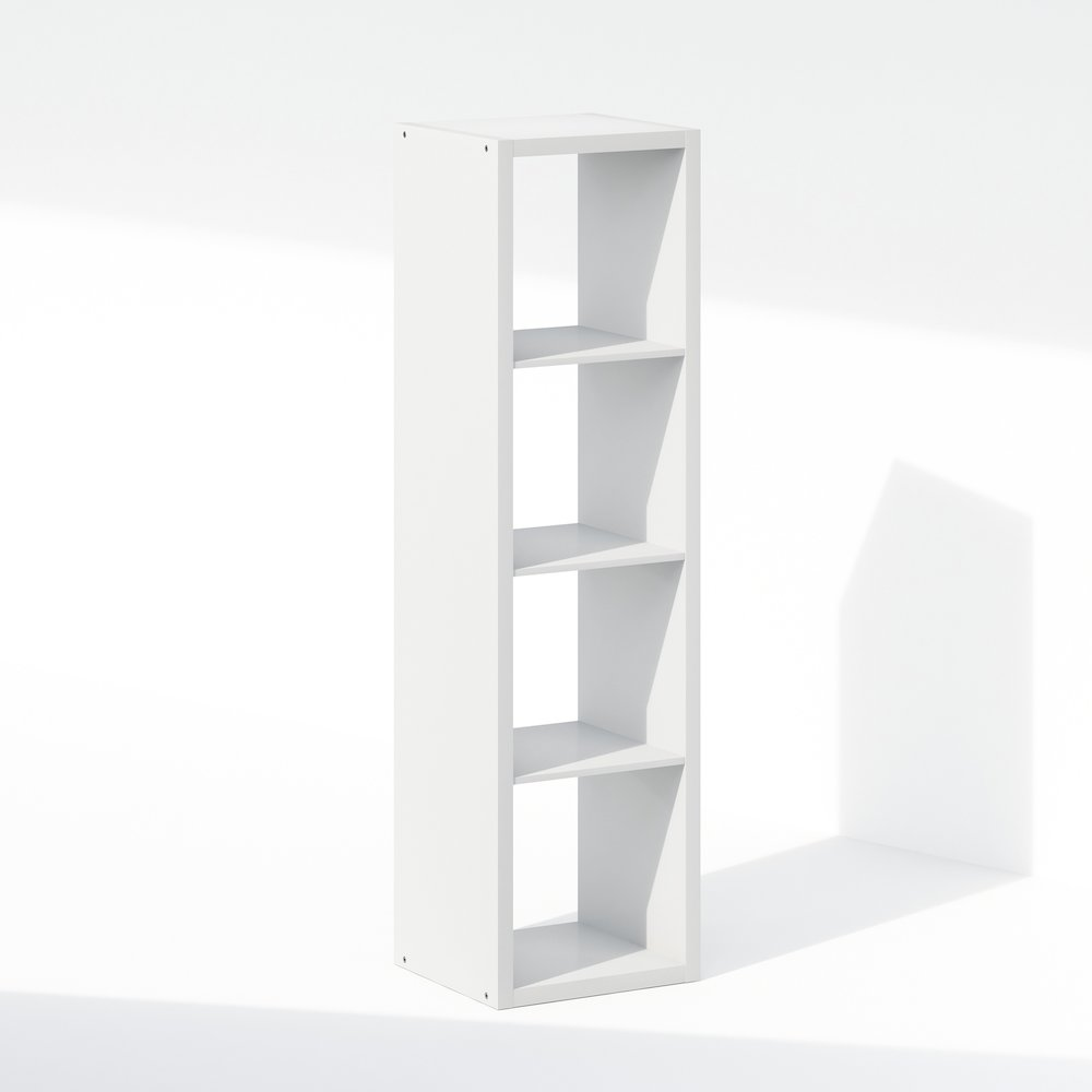 Cubic Open Back Multipurpose Storage Organizer Shelf – Closet & Clothing Storage Unit