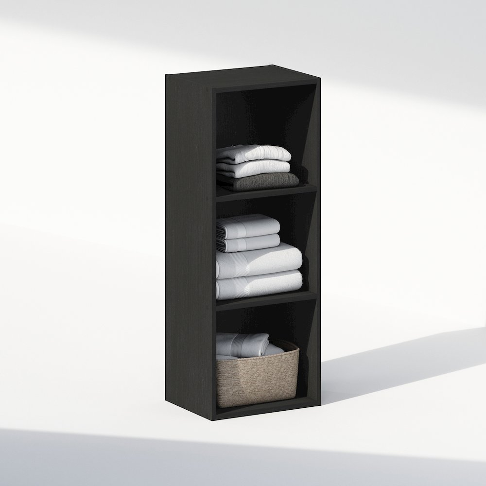 Reed 3-Tier Open Shelf Multipurpose Closet & Clothing Storage, Storage Organizer