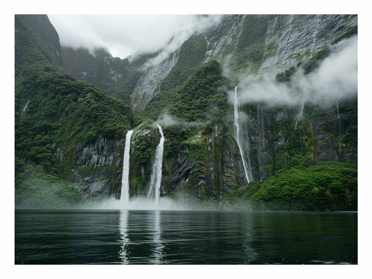 Waterfall Canvas Wall Art – Premium Canvas Wall Art Nature