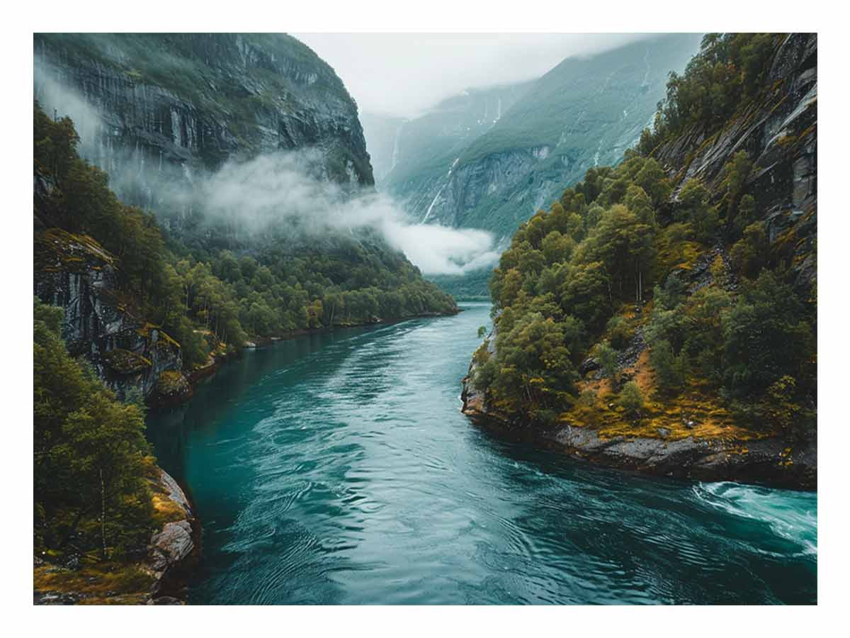 Norway Canvas Wall Art – Premium Canvas Wall Art Landscape