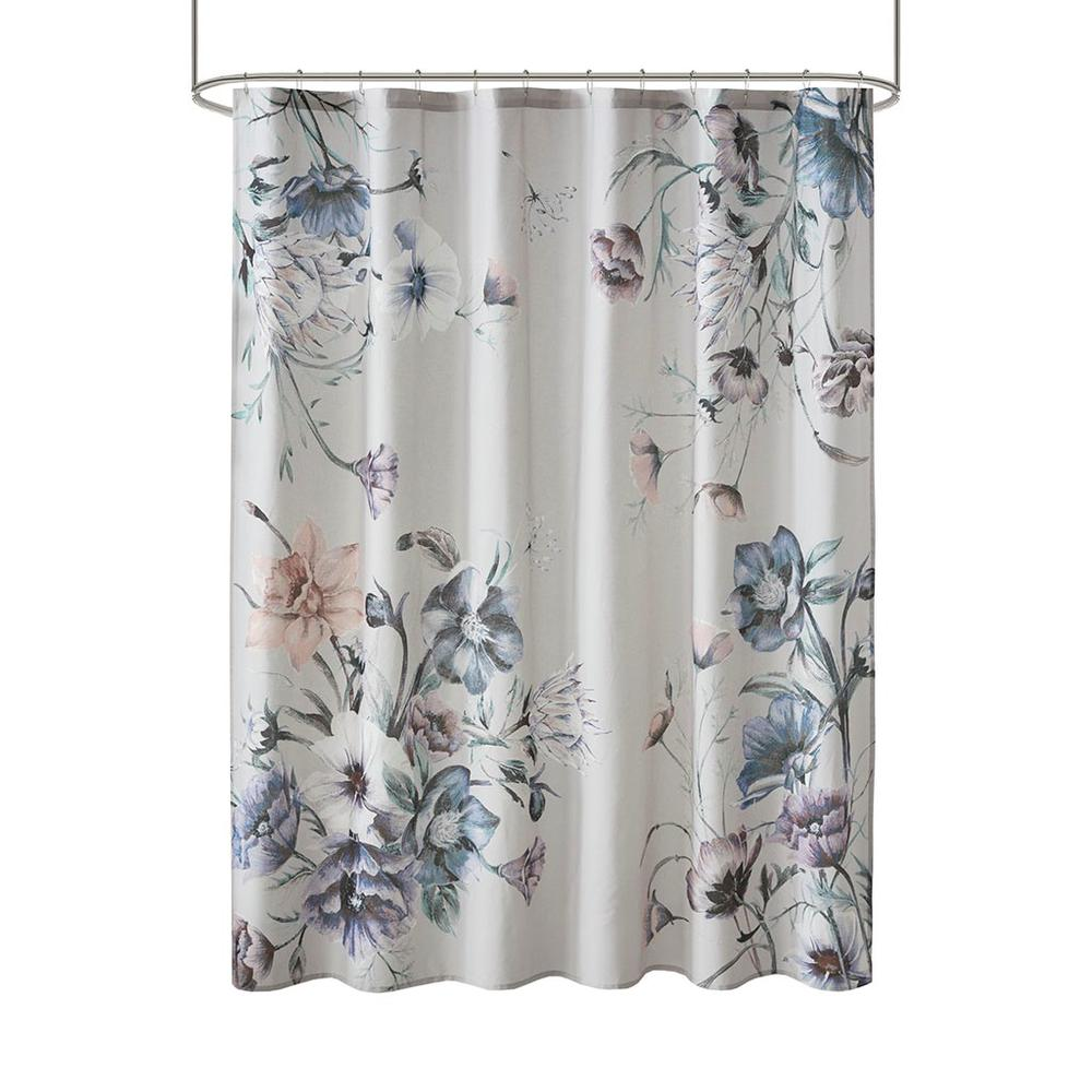 Printed Cotton Shower Curtain