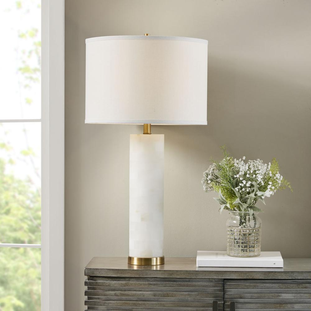 Prague Alabaster Table Lamp by Hampton Hill