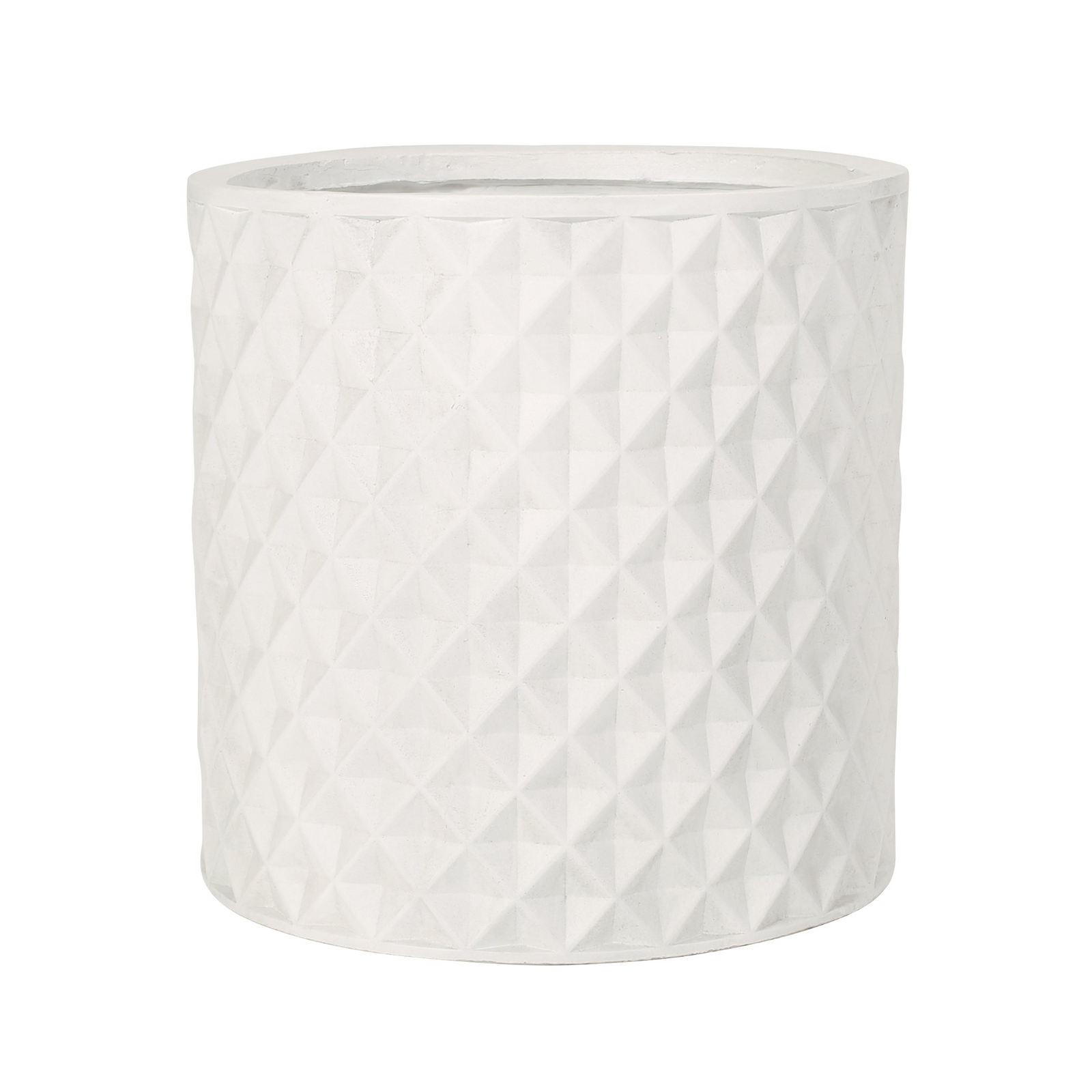 15.75-inch MGO Planter in Antique White