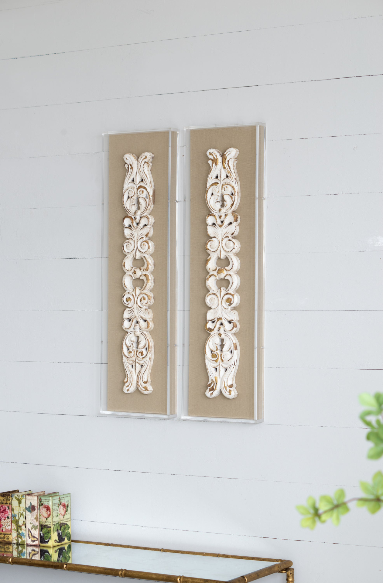 S/2 9.3x1.6x31.3' Wall Art, Wall Décor for Living Room Dining Room Bedroom Office Entryway