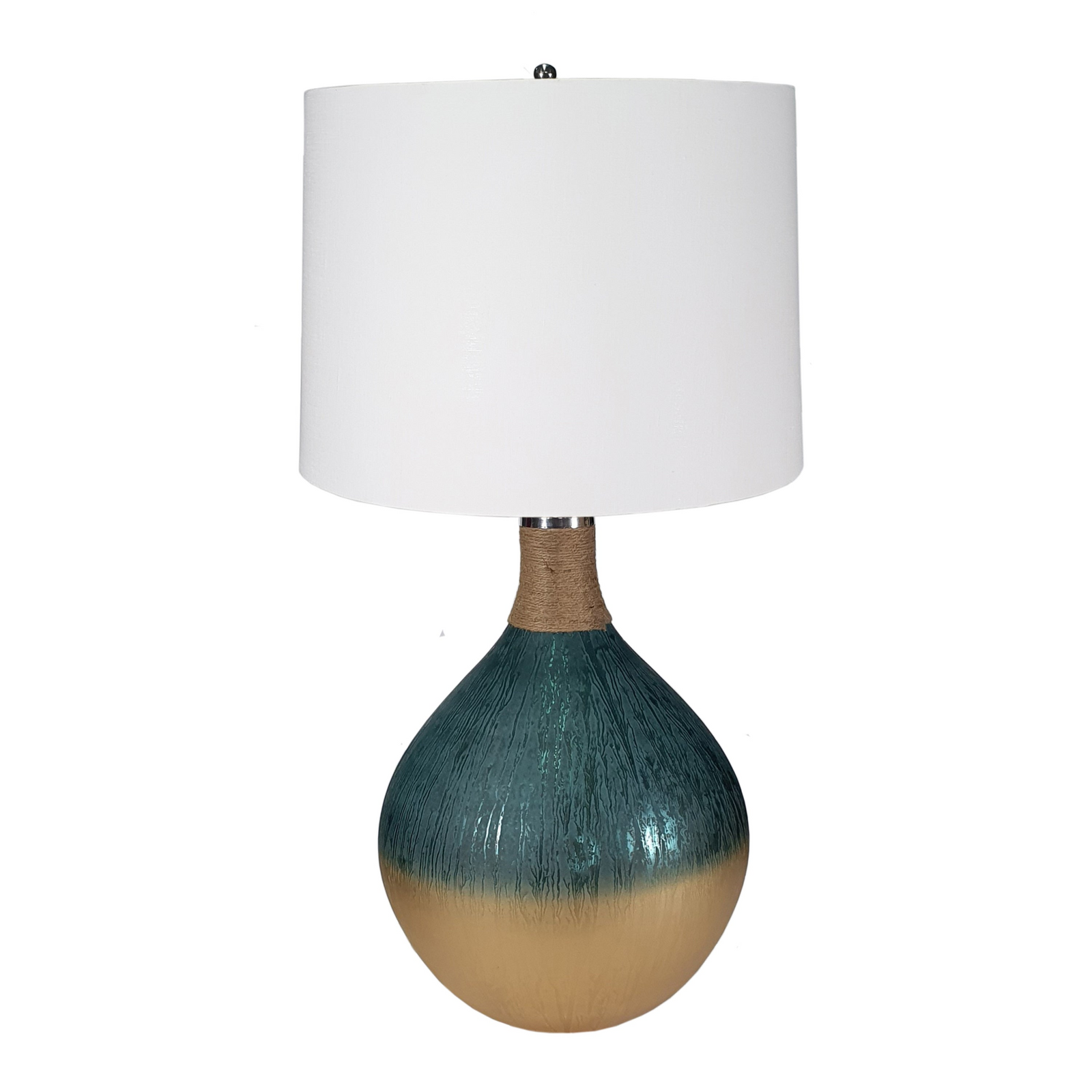 Multicolor Glass Table Lamp – 16x16x28.5"