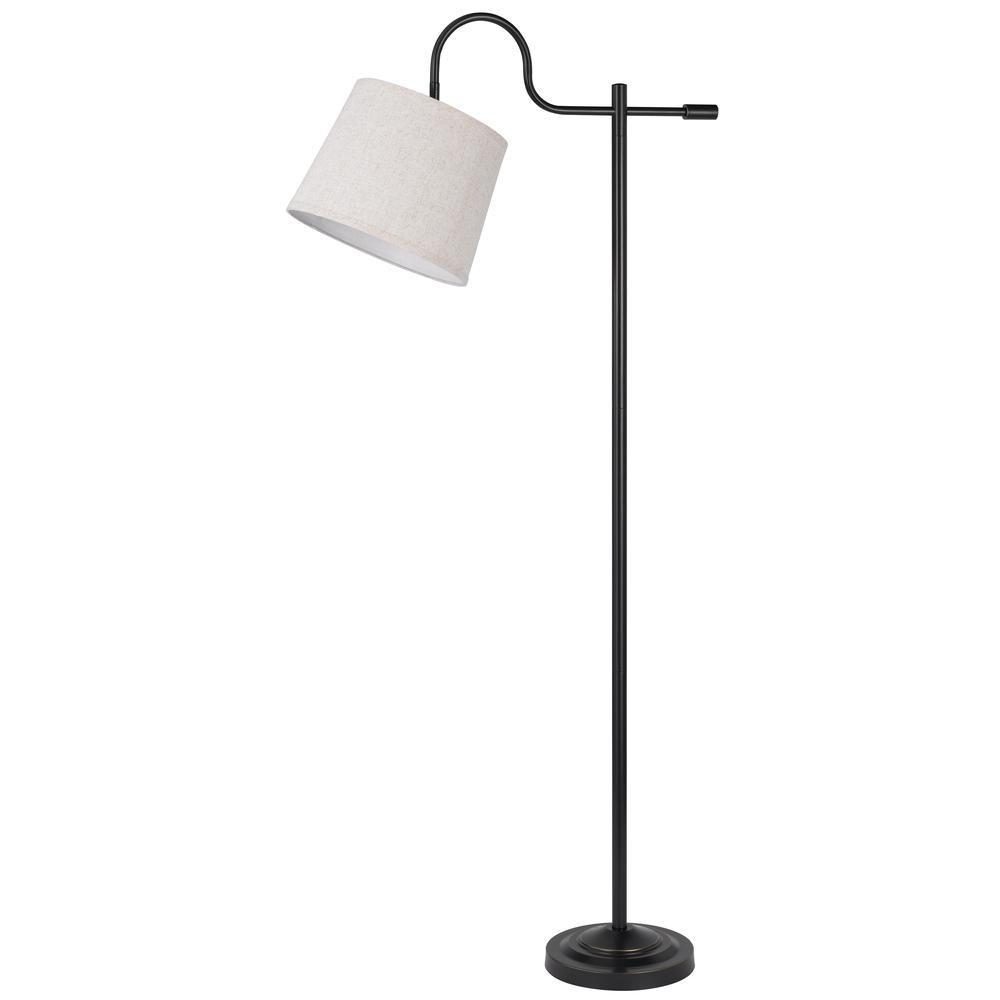 60W Rexburg Metal Downbridge Floor Lamp – Adjustable Shade