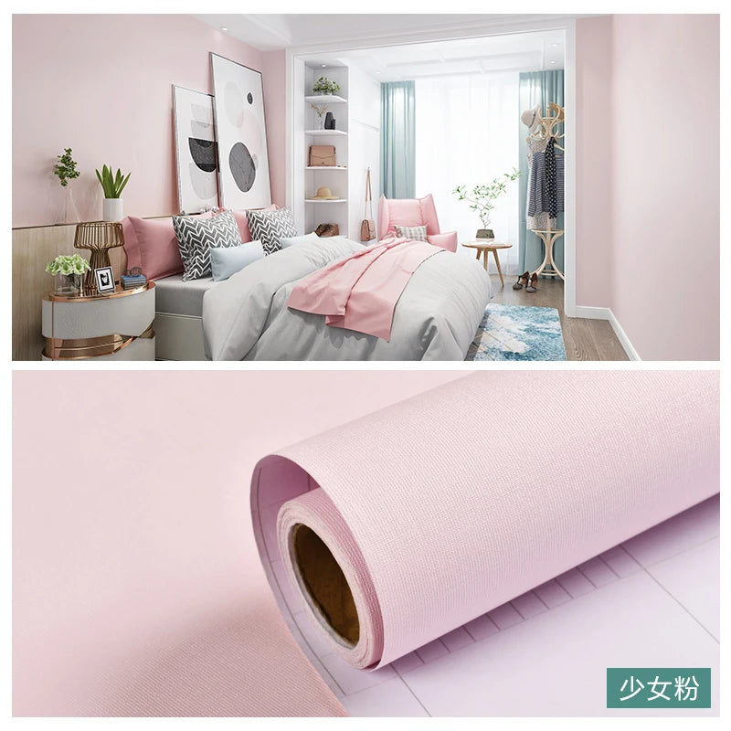 60 cm Wide Thickened Peel-and-Stick Wallpaper – Waterproof Removable PVC Vinyl for Walls, Wardrobes and Furniture