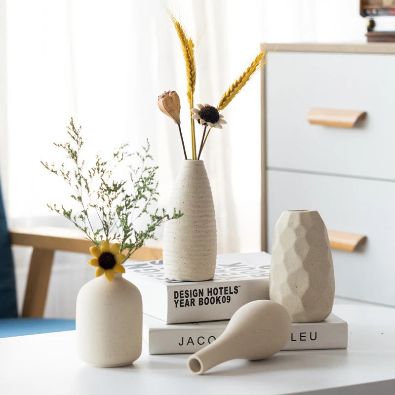 Modern Ceramic Tabletop Vase for Flower Arrangements