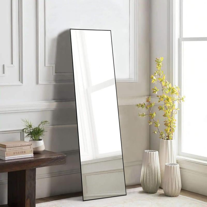 PINGO Full-Length Floor Mirror – Durable Anti-Rust Aluminum Alloy, Colorfast Finish, Multiple Sizes & Colors – Ideal Valentine’s Gift for Wife or Girlfriend