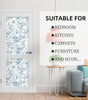 Vintage Blue and White Floral Botanical Vinyl Peel and Stick Wallpaper