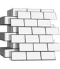 Heat-Resistant 3D Subway Brick Peel and Stick Kitchen Backsplash Tile Stickers