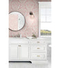Light Pink Cora Damask Vinyl Peel and Stick Wallpaper Roll (Covers 30.75 sq. ft.)