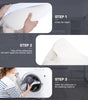 VIPfree Cervical Support Pillow - Adjustable Ergonomic Memory Foam with Breathable Removable Pillowcase & Free Gift - OEKO-TEX Certified Quality Sleep Solution