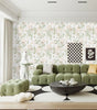 Boho Vintage Floral Wallpaper Peel and Stick Contact Paper Light Pink Self Adhesive Wall Paper for Bedroom Accent Wall Removable