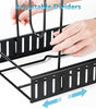 Upgraded 8-Tier Pots and Pans Organizer Rack for Kitchen Cabinets – 3 DIY Assembly Methods, Large Pot and Lid Storage Rack, Kitchen Cookware Organizer (Black)