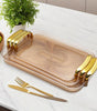 Set of 3 Plastic Serving Trays – Multi-Purpose Food Platters for Vegetables, Fruits, Snacks, Desserts, Cheese, and Party Displays – Ideal for Holidays, Gatherings & Thanksgiving