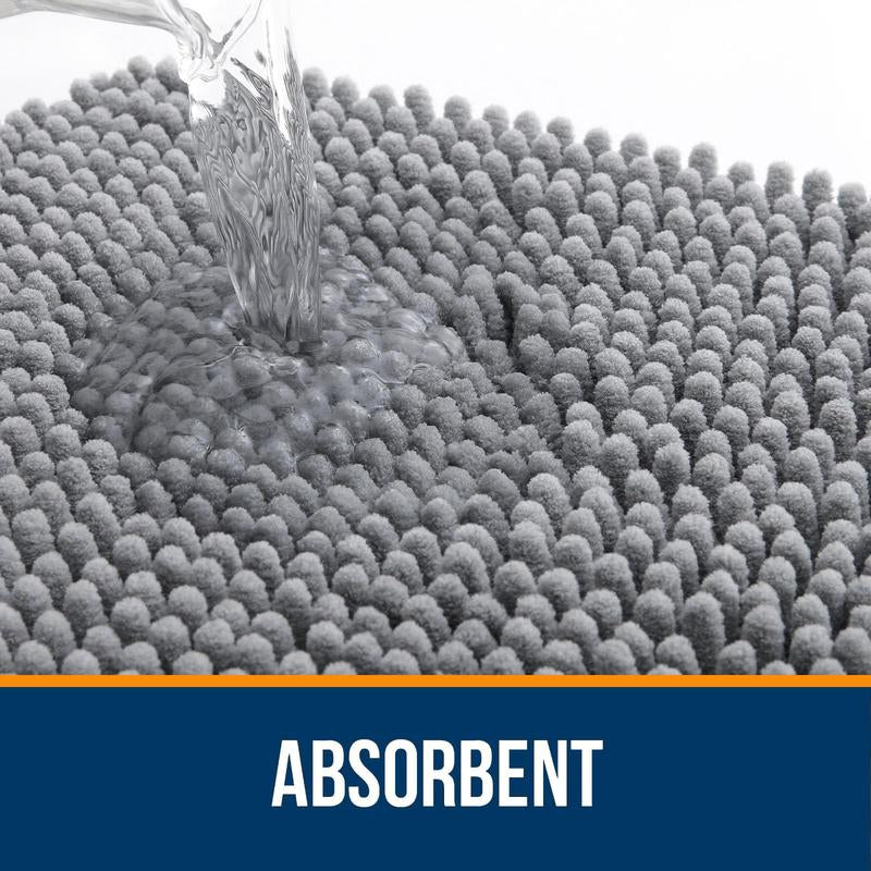 Bathroom Rug Extra Soft & Absorbent, Quick Dry, Non-Slip, Machine Washable