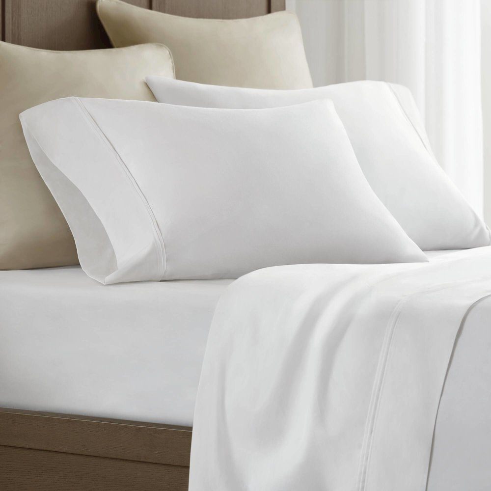 Sateen Pillowcase Set, White color