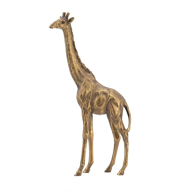 8.3x2.8x15.9' Giraffe Statuette, Animal Statue Decor