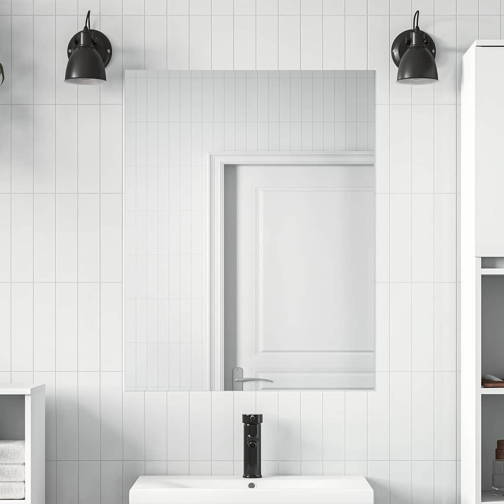 vidaXL Mirror Film 2 pcs Silver PET