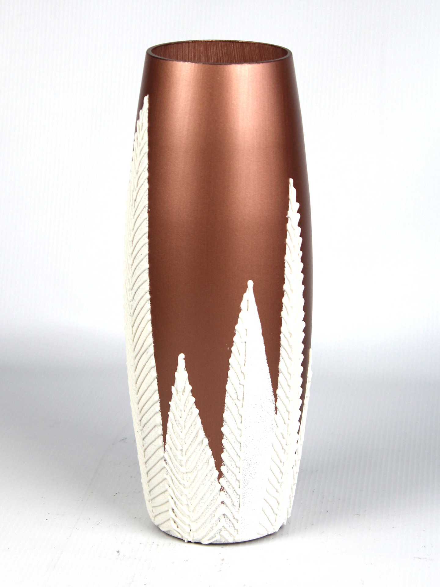 table copper art decorative glass vase 7736/300/sh333