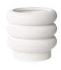 Pottery 6" Chinooke Bubble Ceramic Planter, White
