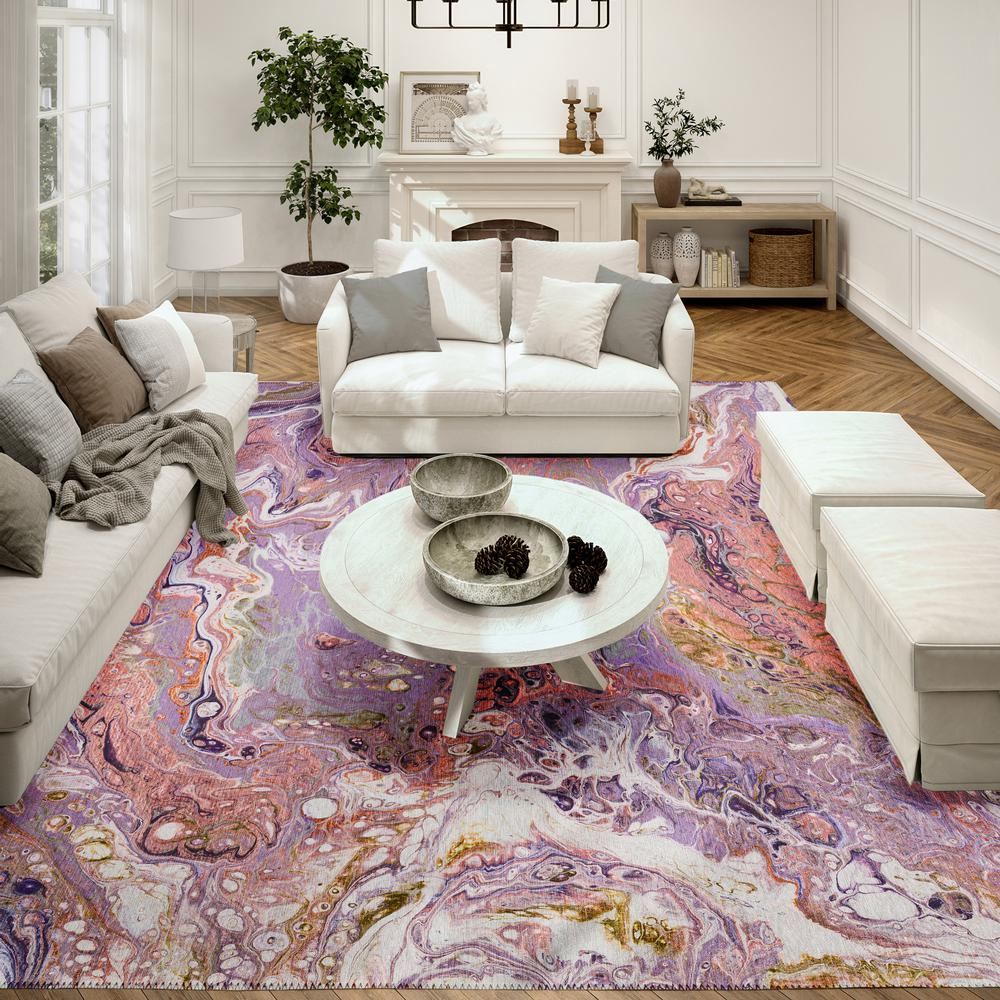 Karina Taffy Modern Abstract 9' x 12' Area Rug Taffy AKC36