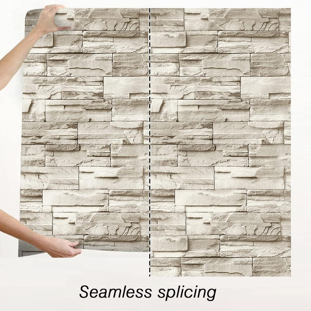 Stone Peel and Stick Wallpaper Stone Brick Contact Paper Self Adhesive Removable