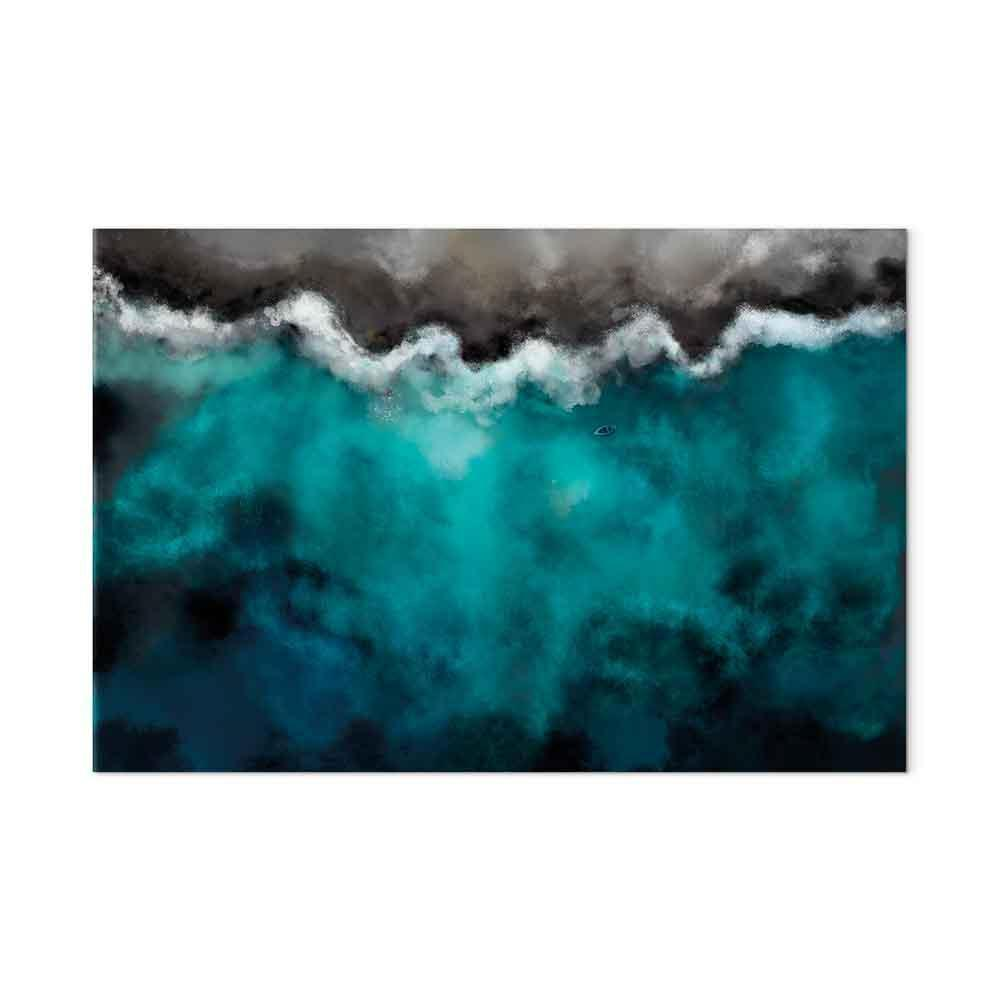 Quadro - Blue Lagoon (1 Part) Wide