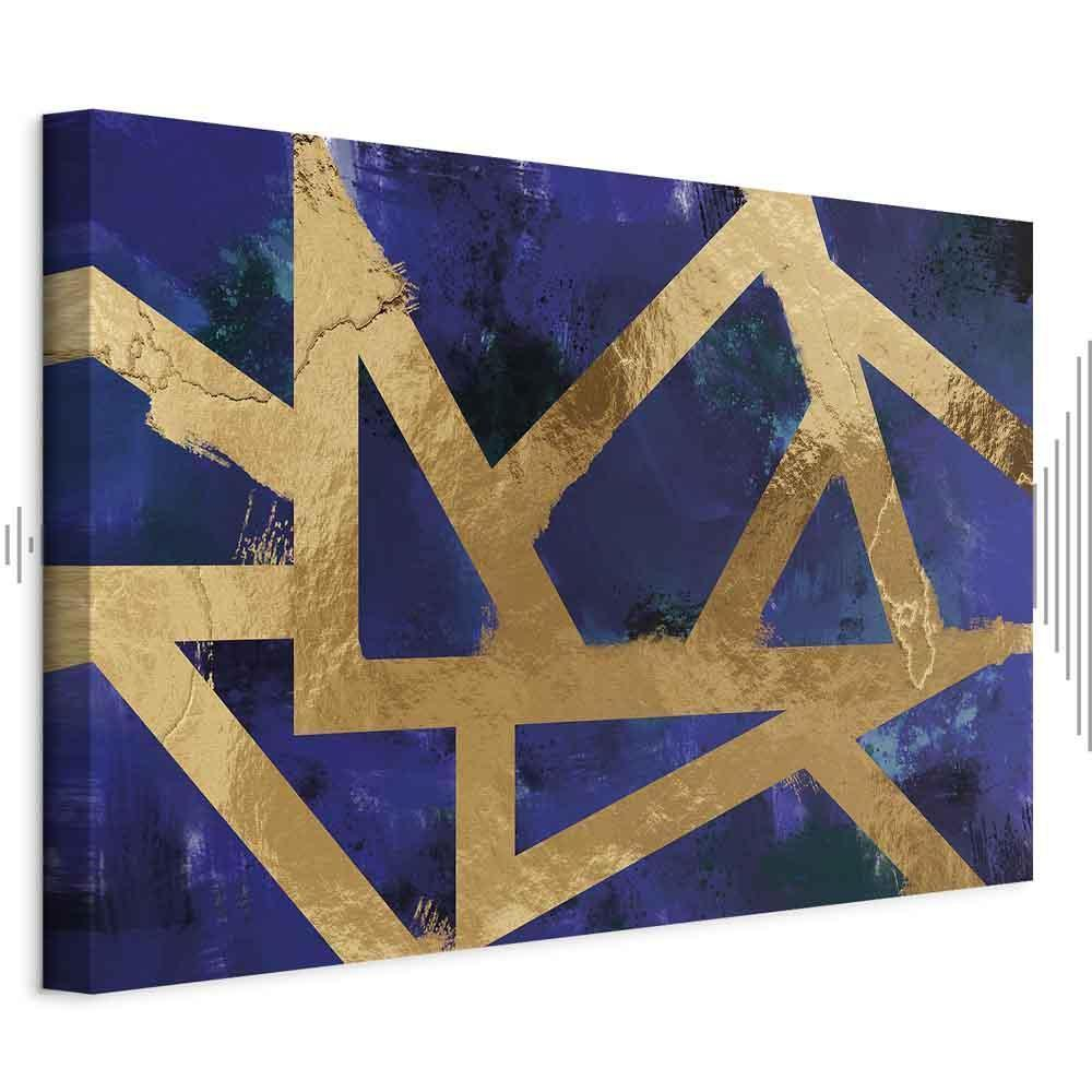 Quadro - Golden Geometry (1 Part) Wide