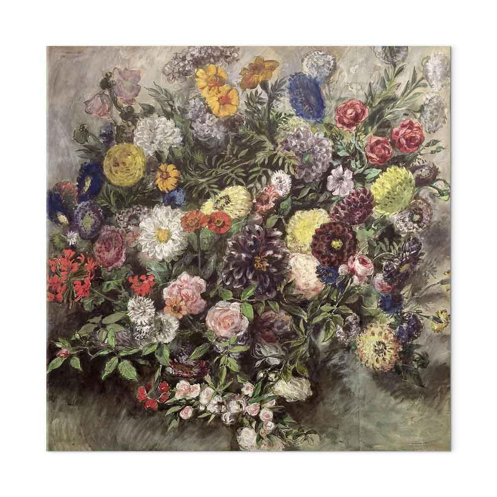 Quadro - Bouquet of Flowers (Eugène Delacroix)