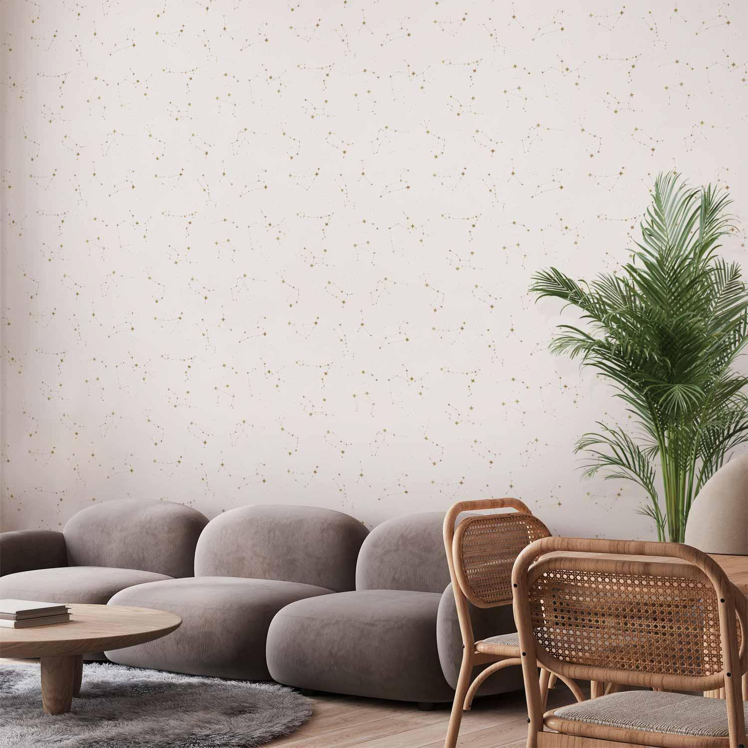 Premium UV-Resistant Star Map Wallpaper