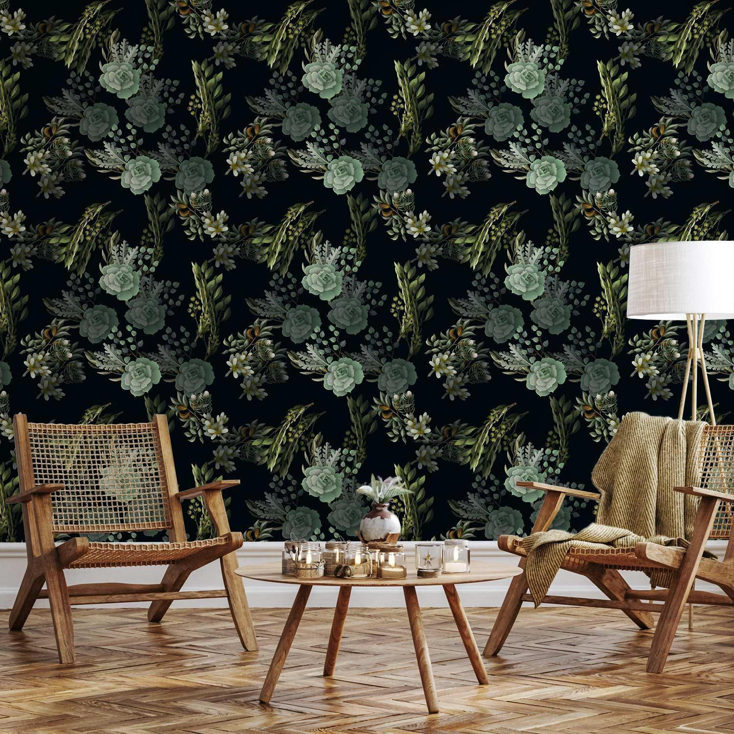 Premium Fade-Resistant Herbal Scent Wallpaper