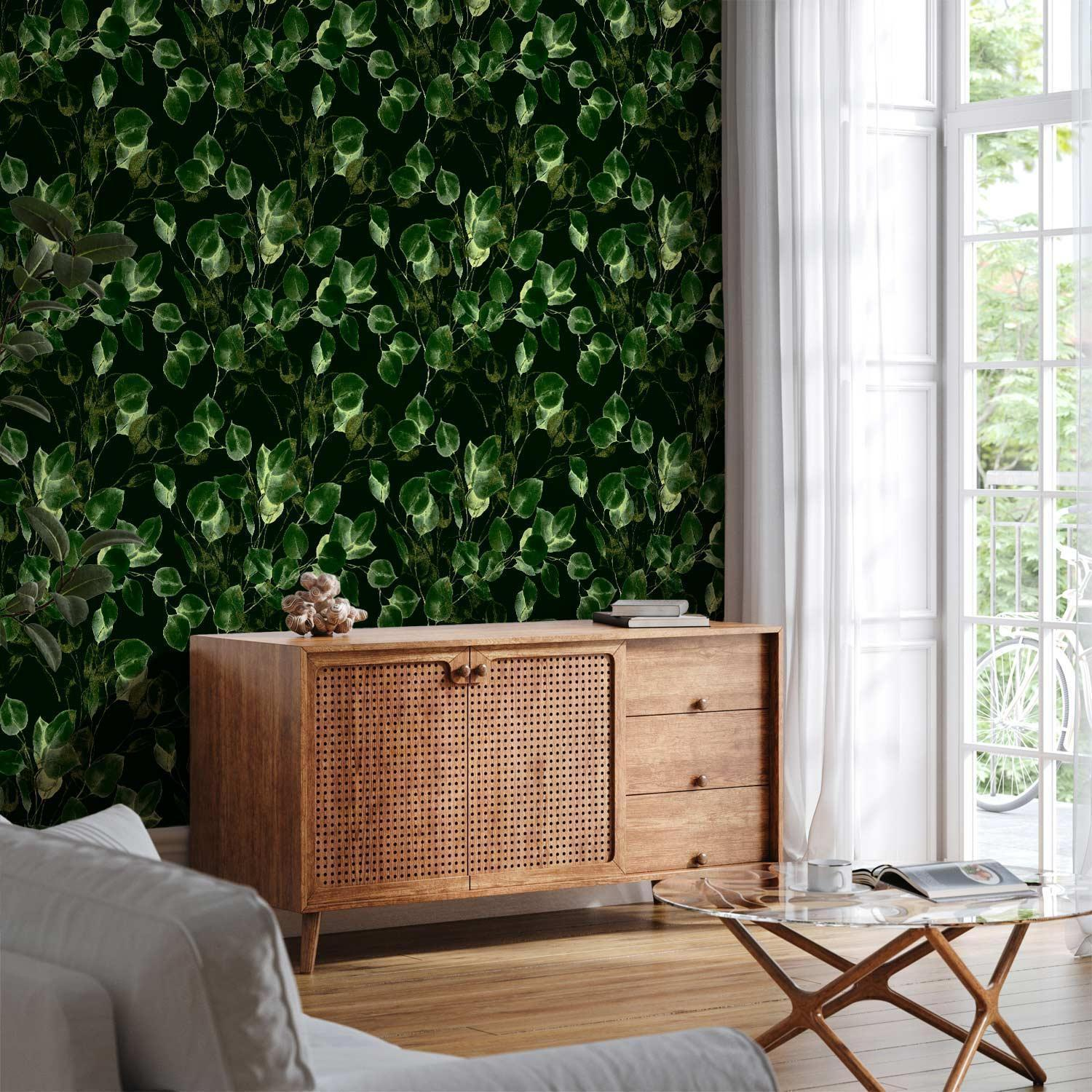 Premium Fade-Resistant Greenery Decoration Wallpaper