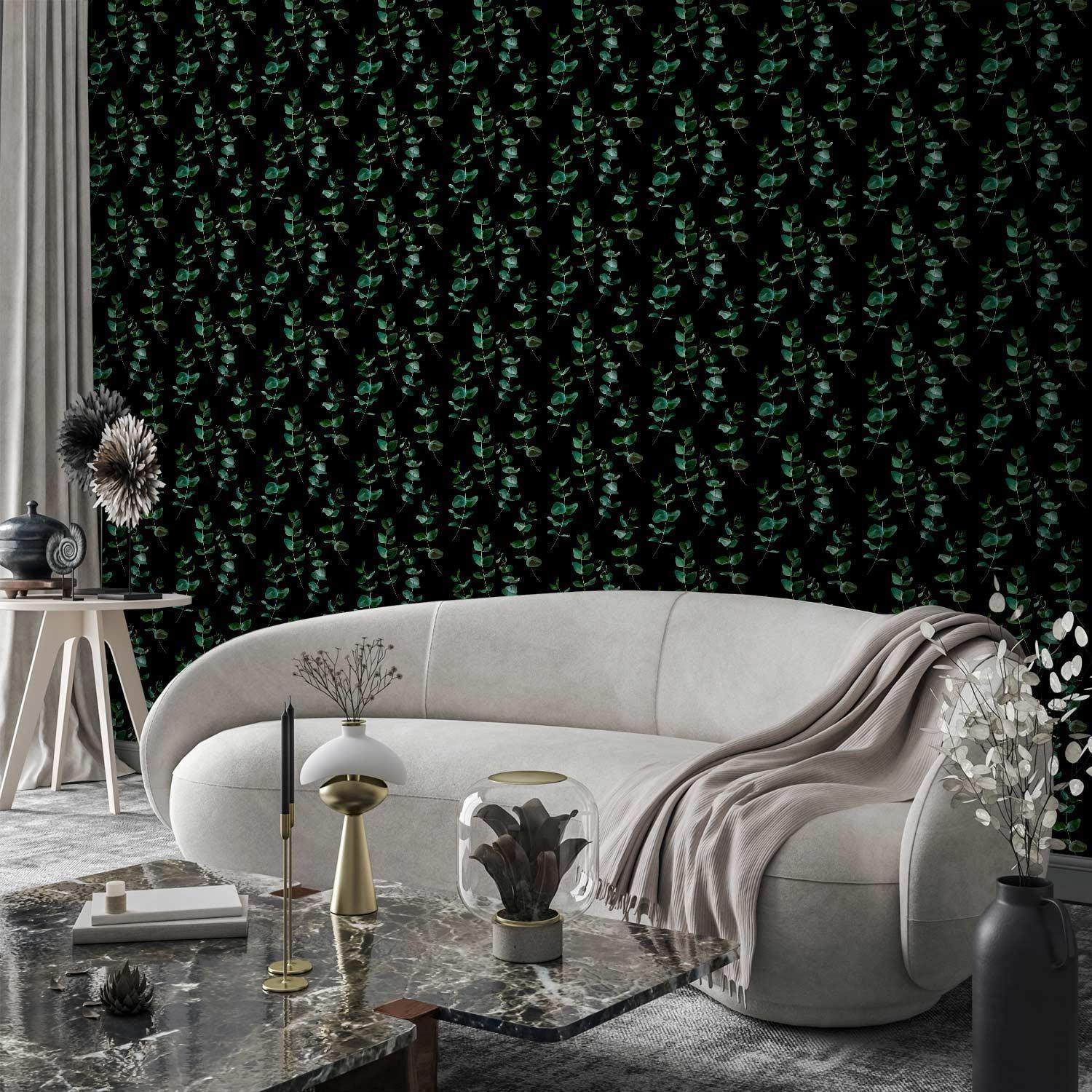 Premium Fade-Resistant Emerald Chic Wallpaper