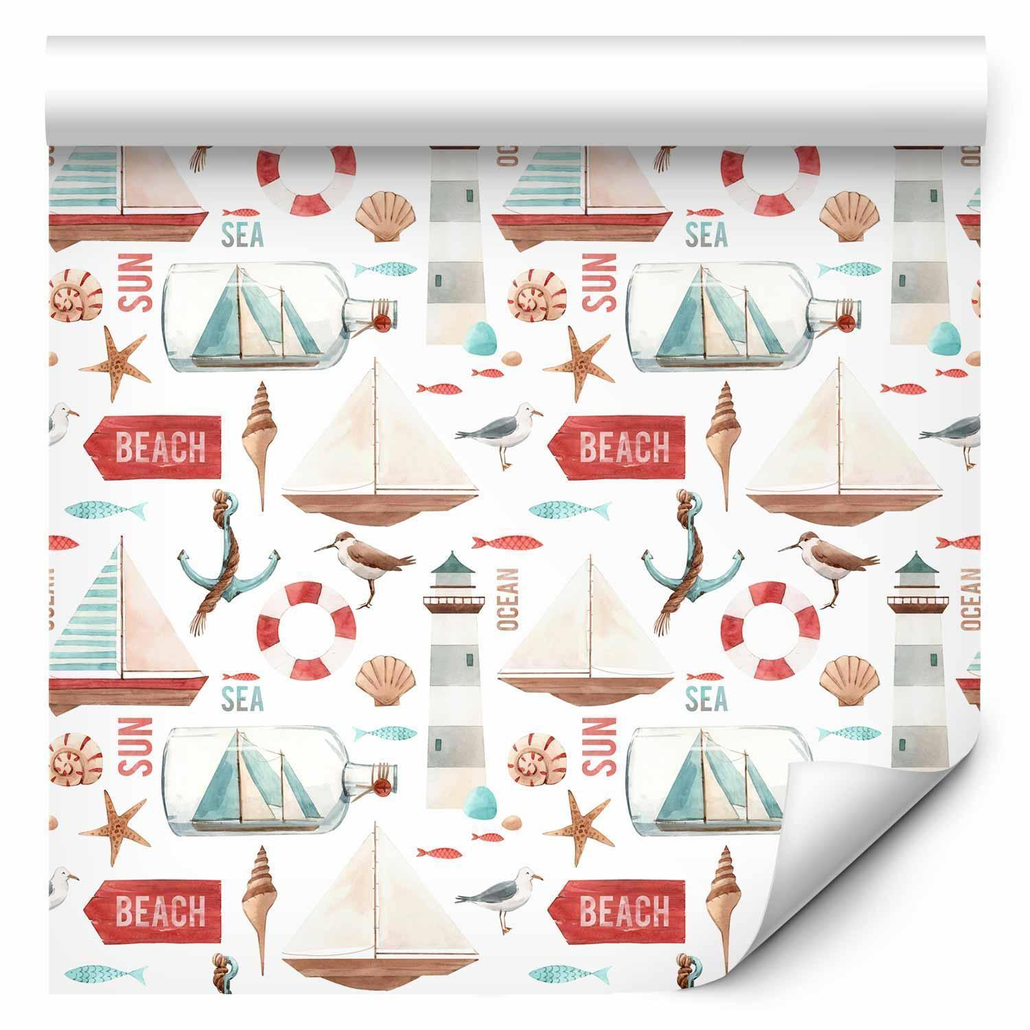 Premium Fade-Resistant Holiday Cruise Wallpaper