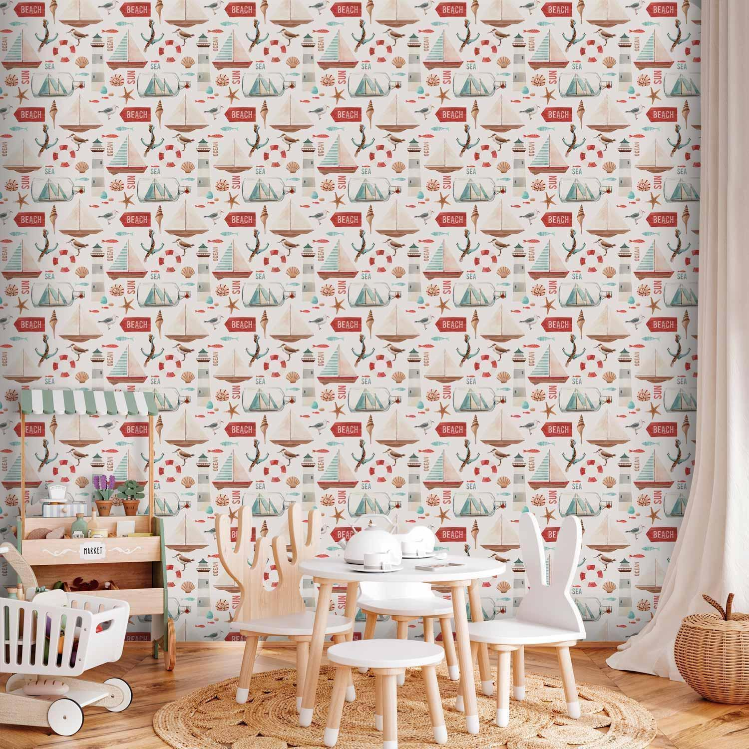 Premium Fade-Resistant Holiday Cruise Wallpaper