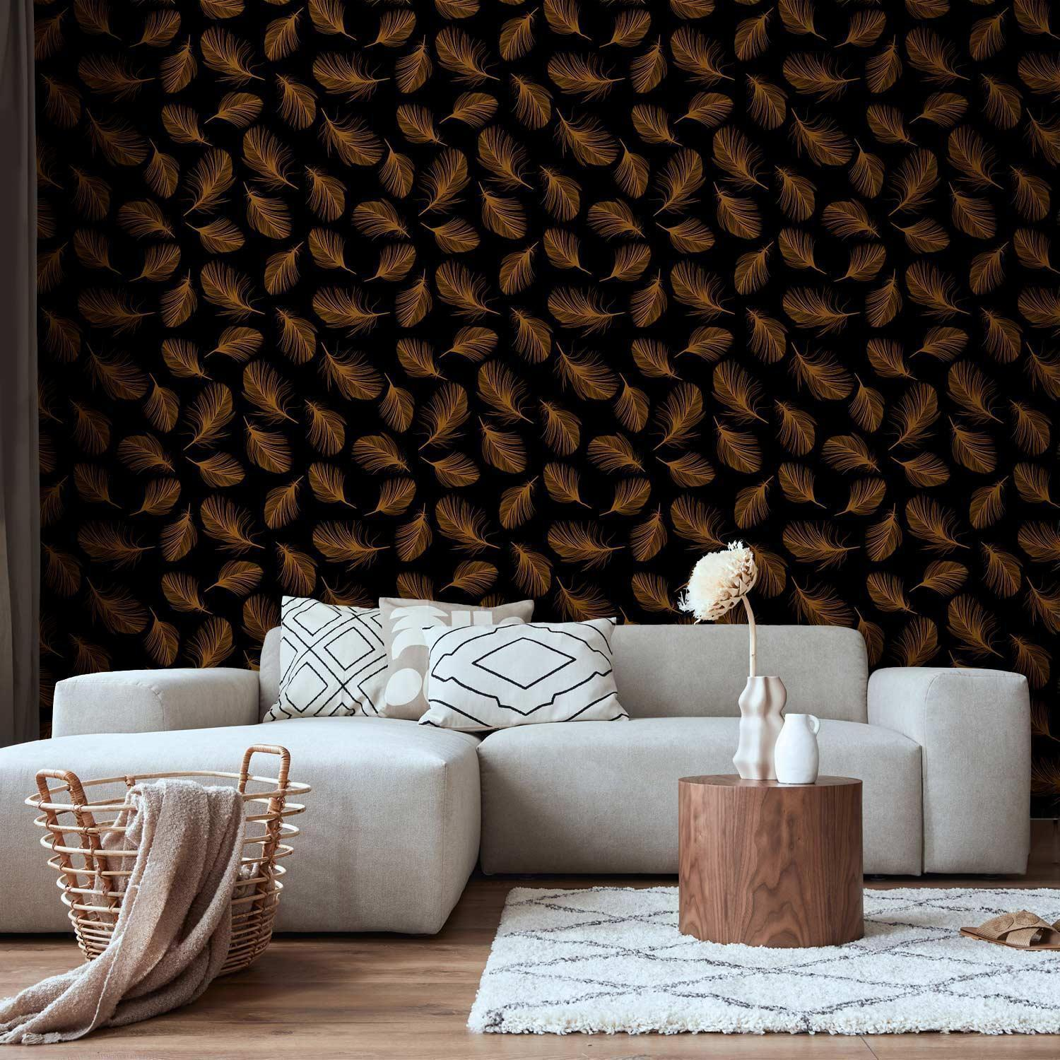 Premium Fade-Resistant Golden Scatter Wallpaper