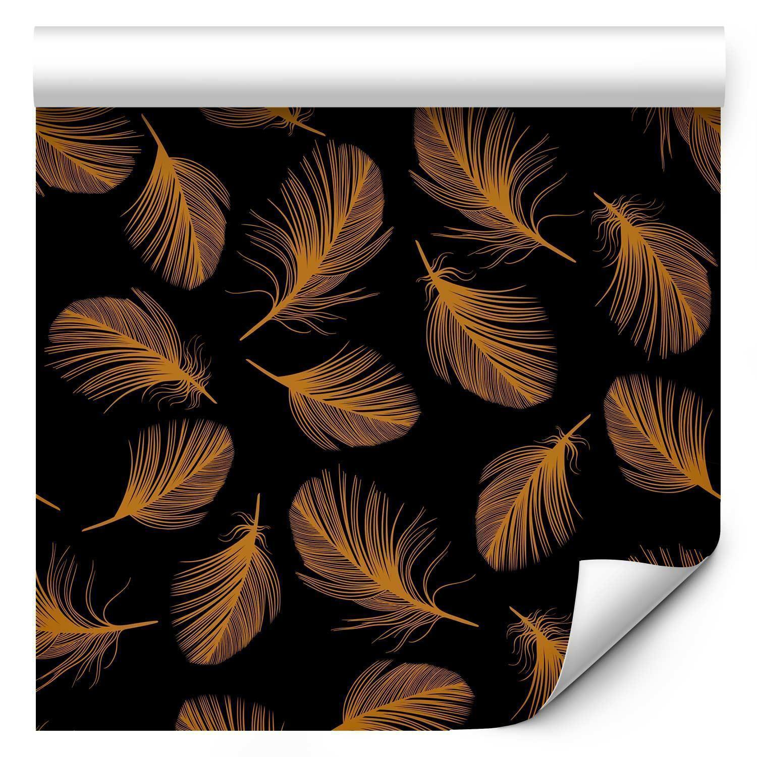 Premium Fade-Resistant Golden Scatter Wallpaper