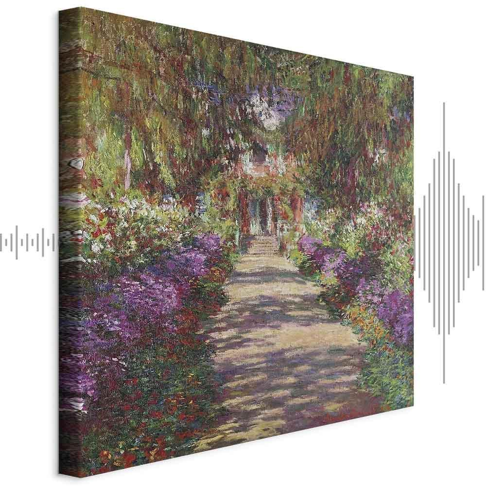 Quadro - Claude Monet – A Pathway in Monet's Garden
