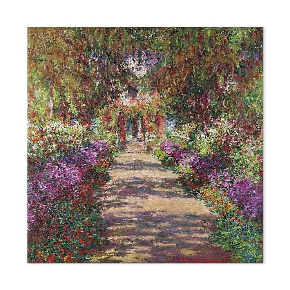 Quadro - Claude Monet – A Pathway in Monet's Garden