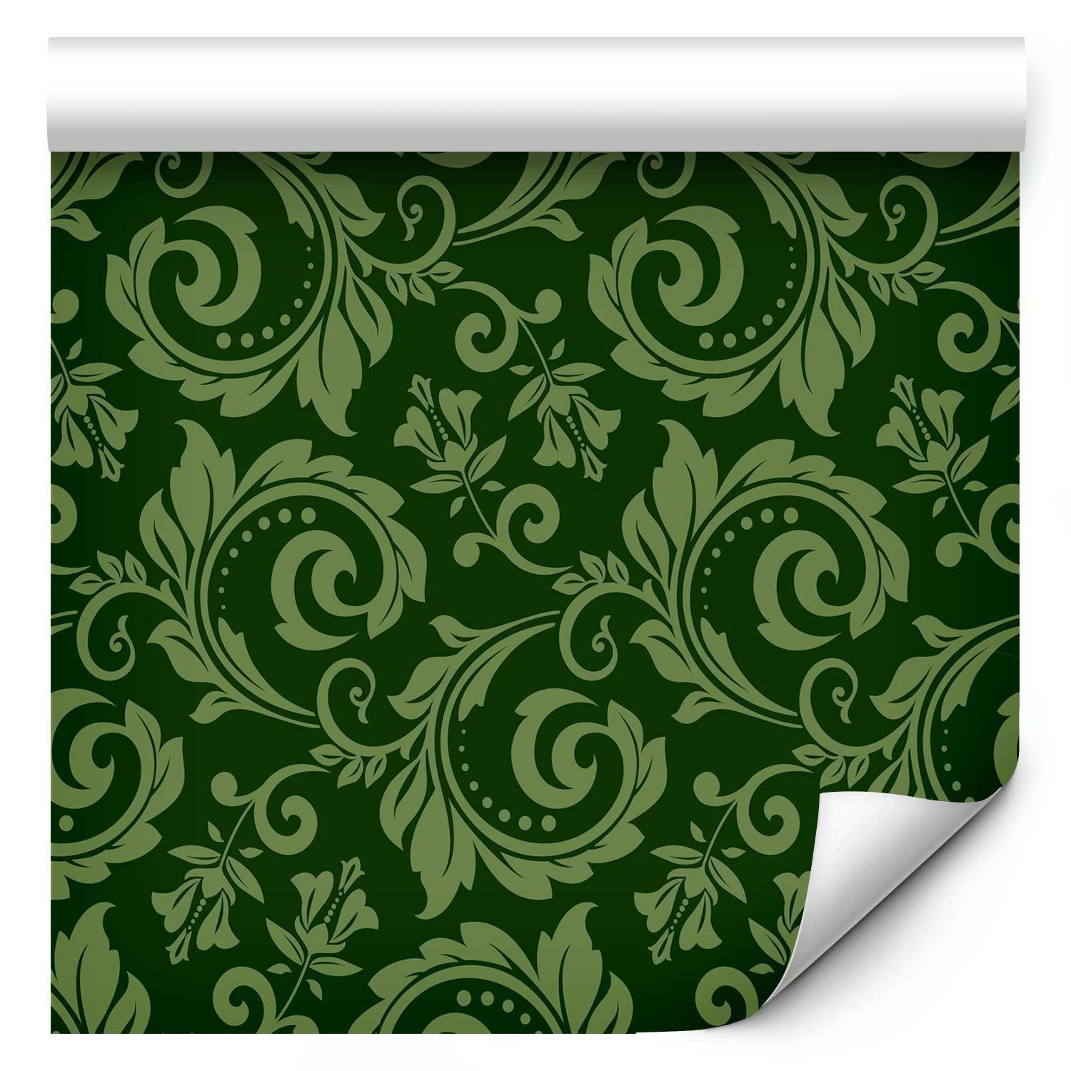 Premium Fade-Resistant Evening Green Wallpaper