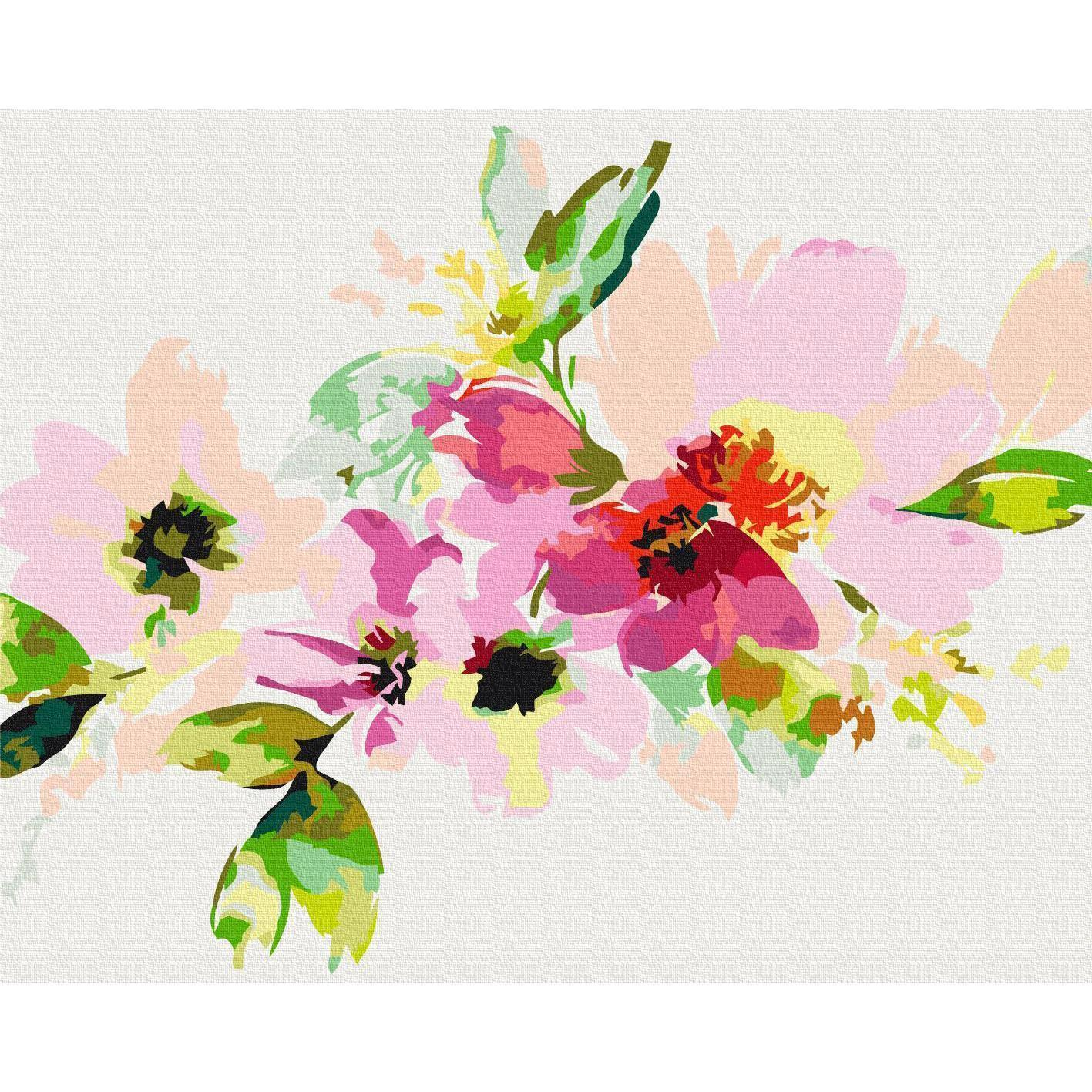Colourful Flowers Paint by Numbers Kit