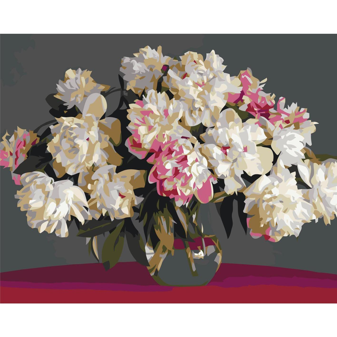 Quadro fai da te - White Flowers In A Vase
