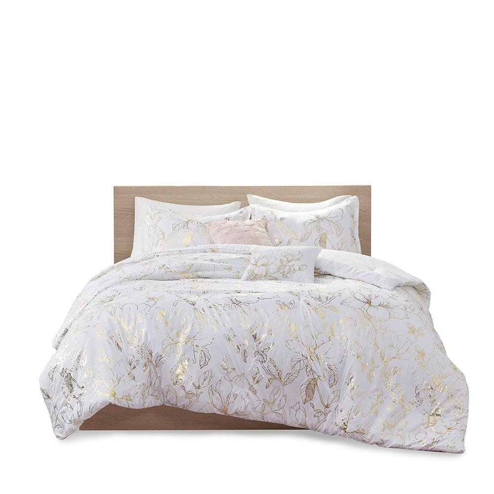 Floral Print Comforter Set
